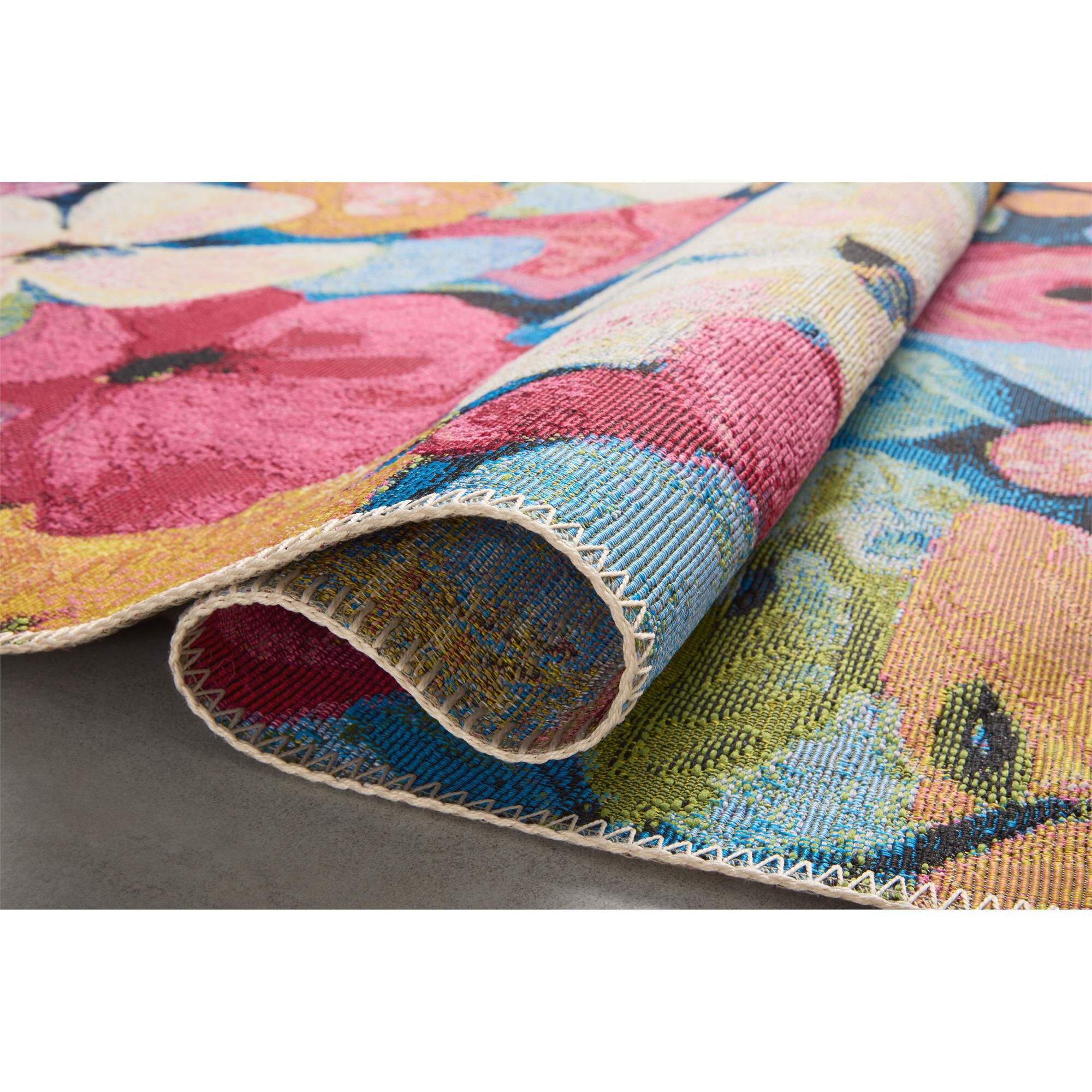Botanical Power Woven Area Rug,